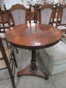 A rosewood table