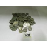 A quantity of pre 1947 British silver co