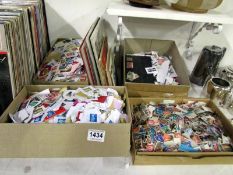 A mixed lot of stamps, loose and in albu