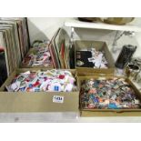 A mixed lot of stamps, loose and in albu