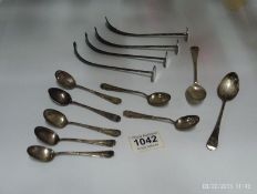 A quantity of silver and other spoons