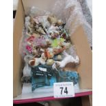 A box of animal figures