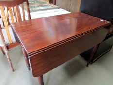 A mahogany Pembroke table