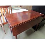 A mahogany Pembroke table