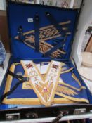 A case of Masonic regalia