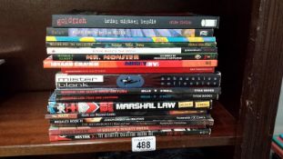 A collection of 15 graphic novels includ