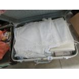 A suitcase of linen