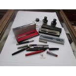 A quantity of fountain pens including Pa