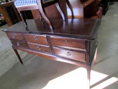 A Stag mahogany 6 drawer dressing table