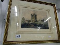 A framed and glazed print of Tattershall