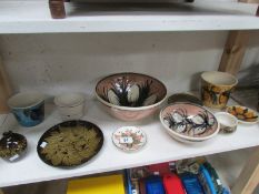 11 items of Alvingham pottery including
