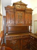 A large French carved cabinet