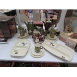 A Carlton ware part tea and coffee set,