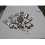 A mixed lot of watches, cigarette lighte