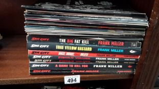 A collection of Frank Miller Sin City co