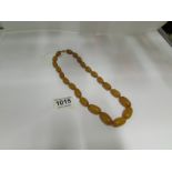 An Amber necklace