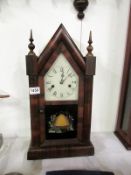 A Frome USA Gothic mantel clock