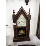 A Frome USA Gothic mantel clock