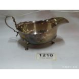 A silver sauce boat, Birmingham 1930, ap