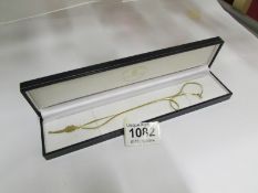 A 9ct gold chain necklace, 3.7g