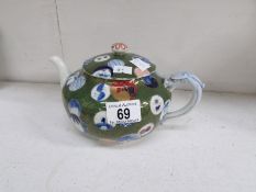 An Oriental multi blue and white teapot,