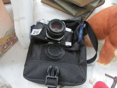 A Pentax K1000 camera