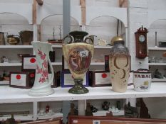 3 vases including Radford and a tobacco