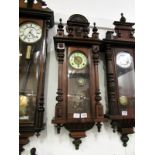 A Victorian Vienna wall clock