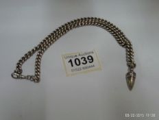 A silver chain (75gms)