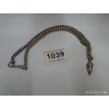 A silver chain (75gms)