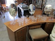 A retro dressing table with 3 mirrors, m