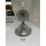 A chromed Kern anniversary clock