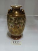 A Japanese Satsuma vase, a/f