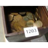 A box of UK Coinage including Victorian