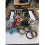 A large quantity of costume jewellery