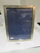 A silver photo framed marked 925, a/f