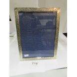 A silver photo framed marked 925, a/f