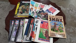 A collection of Alan Moore and Frank Mil