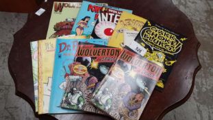 A collection of Basil Wolverton books an