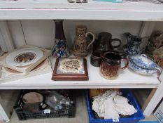 A mixed lot of china and pottery includi