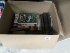 A box of old engineering books etc