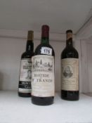 3 bottles of vintage port
