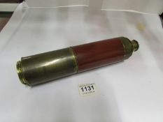 A fine Burge of London brass telescope