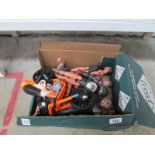 A box of Action man type figures