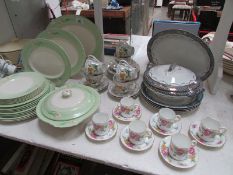 A mixed lot of tea and dinner ware inclu