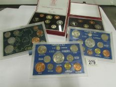 2 UK pre-decimal 'Farewell' coin sets, a