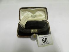 A sentimental sweetheart hair bracelet w