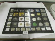 A tray of collector's coins including 10