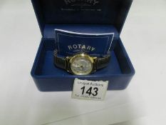 A Rotary automatic 21 jewel wrist watch