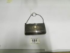 A silver purse